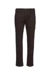 Jacob Cohen Trousers With Pockets And Belt Loops In Brown