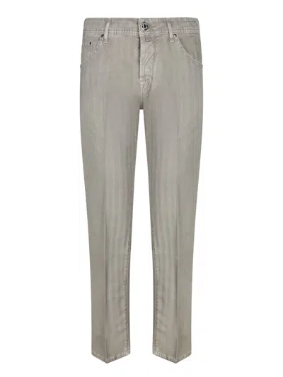 Jacob Cohen Taupe Chinos Pants In Beige