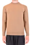 Jacob Cohen Textured Knit Sweater With Classic Crew Neckline In Multi