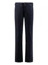 Jacob Cohen Textured Straight-leg Jeans In Blue