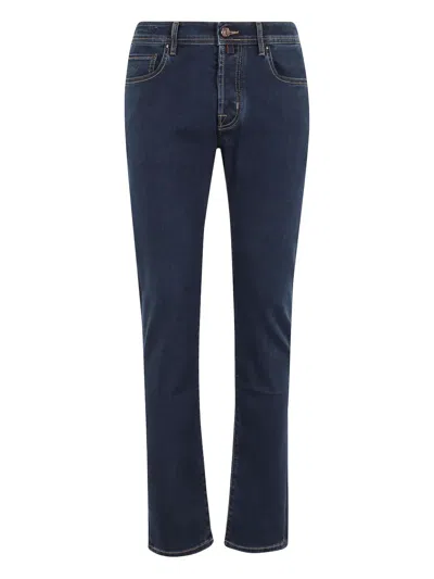 Jacob Cohen Pant 5 Pkt Slim Fit Bard In Blue