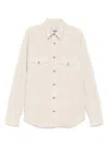 Jacob Cohen Traditional Cotton Western Shirt With Dual Chest Pockets