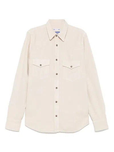 Jacob Cohen Traditional Cotton Western Shirt With Dual Chest Pockets