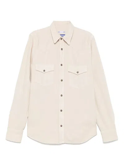 Jacob Cohen Traditional Cotton Western Shirt With Dual Chest Pockets