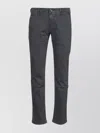 Jacob Cohen Trouser Pockets And Belt Loops In Black