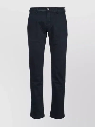 Jacob Cohen Trouser With Belt Loops And Pockets In Blue