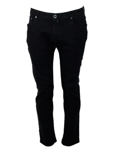 Jacob Cohen Trousers In Black