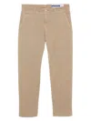 Jacob Cohen Sand Beige Stretch Trousers In Neutral