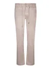Jacob Cohen Linen And Cotton Trousers In Beige