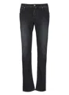 Jacob Cohen Black Cotton Nick Jeans In Black