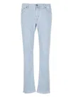 Jacob Cohen Light Blue Cotton Nick Jeans In Blue