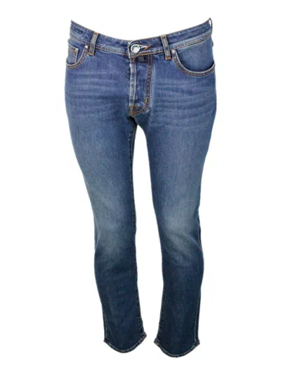 Jacob Cohen Trousers In Blue