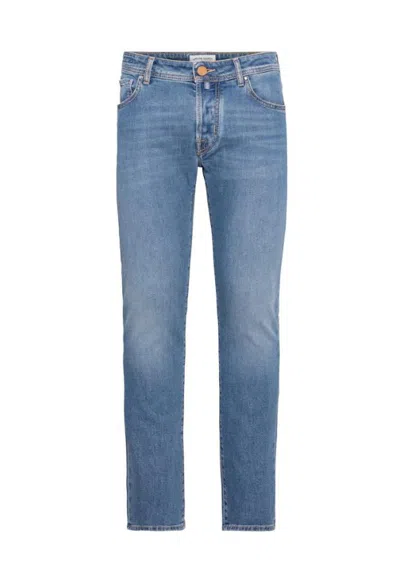 Jacob Cohen Trousers In Blue