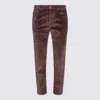 Jacob Cohen Everyday Trousers With Pockets And Rivets In Brown