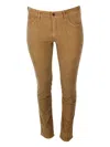 Jacob Cohen Trousers In Brown
