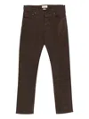 Jacob Cohen Button-fly Trousers In Brown