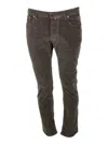 Jacob Cohen Trousers In Brown