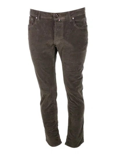 Jacob Cohen Trousers In Brown