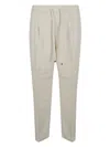 Jacob Cohen Drawstring Chinos In Cream Beige
