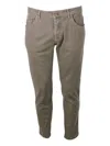 Jacob Cohen Vaqueros Rectos - Gris In Elephant