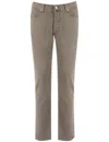 Jacob Cohen Nick Slim Fit Pants In Elephant Grey