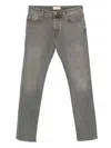 Jacob Cohen Men Slim Cropped Denim Jeans In Gray