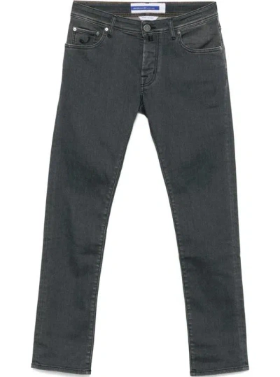 Jacob Cohen Trousers In Gray