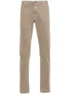 Jacob Cohen Slim Fit Trousers Belt Loops In Grey