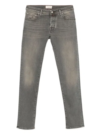 Jacob Cohen Trousers Grey In Gray