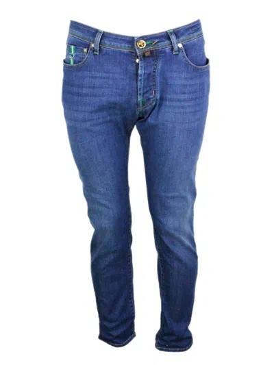Jacob Cohen Trousers In Navy