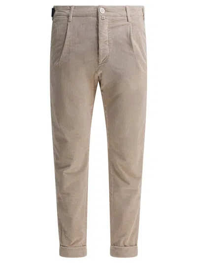 Jacob Cohen Trousers Beige In Brown
