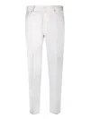 Jacob Cohen Belt Loop Denim Trousers In White