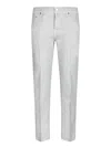 Jacob Cohen Scott Chambray Cream Trousers In White