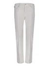Jacob Cohen Scott Light Grey Cotton Pants In White