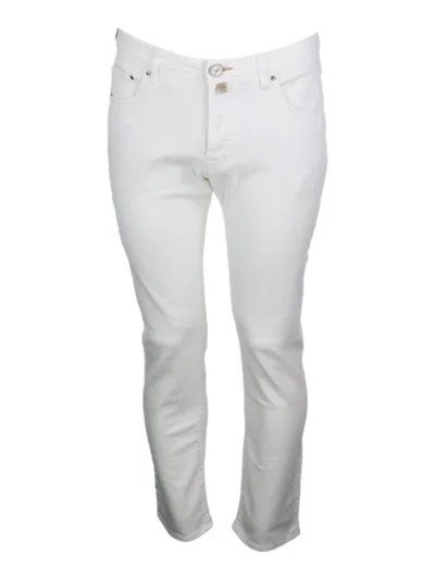 Jacob Cohen Trousers In White