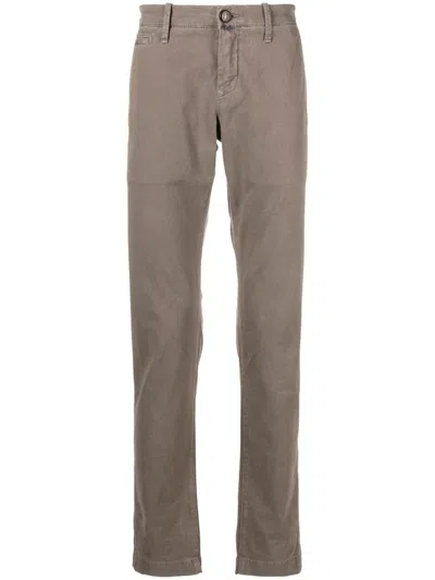 Jacob Cohen Slim-cut Trousers In Grey