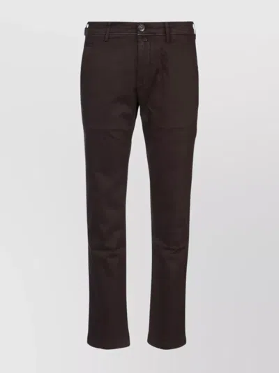 JACOB COHEN TROUSERS WITH POCKETS AND BELT LOOPS