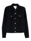 Jacob Cohen Button-fastening Flap-pocket Denim Jacket In Black