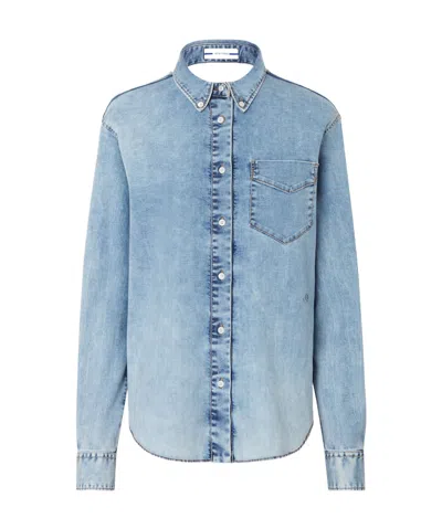 JACOB COHEN JACOB COHEN LOGO EMBROIDERED TWISTED SHIRT