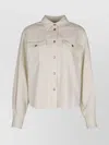 Jacob Cohen Velvet Shirt With Pockets And Long Sleeves