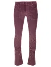 Jacob Cohen Velvet Trouser Trousers Bordeaux