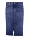 Jacob Cohen Vintage 5pkt Longuette Skirt Denim In Blue