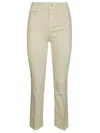 Jacob Cohen Kate Crop Jeans Back Pockets In Giallo