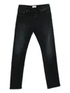 Jacob Cohen Wash-effect Straight-leg Jeans In Black