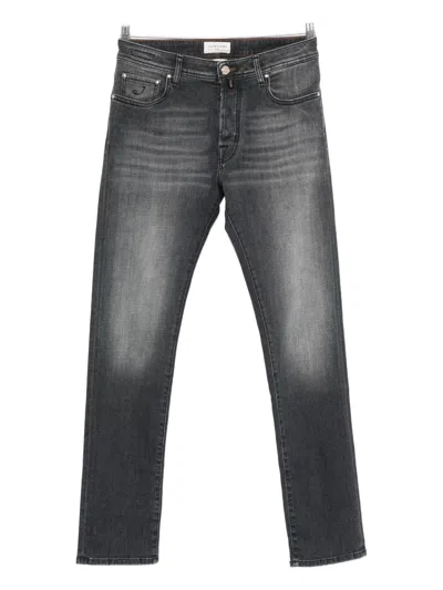 Jacob Cohen Washed Jeans In Black
