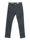 Jacob Cohen Welt-pocket Trousers In Black