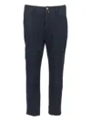Jacob Cohen Welt-pockets Belt-loops Trousers In Blue