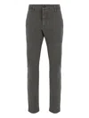Jacob Cohen Stretch Cotton Trousers In Gray