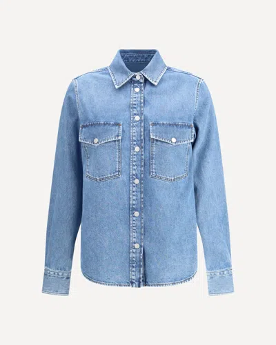 JACOB COHEN WESTERN COTTON DENIM SHIRT