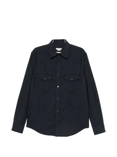 Jacob Cohen Western Flap-pocket Shirt In Black